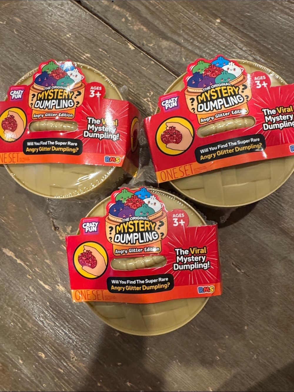 RMS  Mystery Dumpling Angry Glitter Edition - Gold and Red Packaging